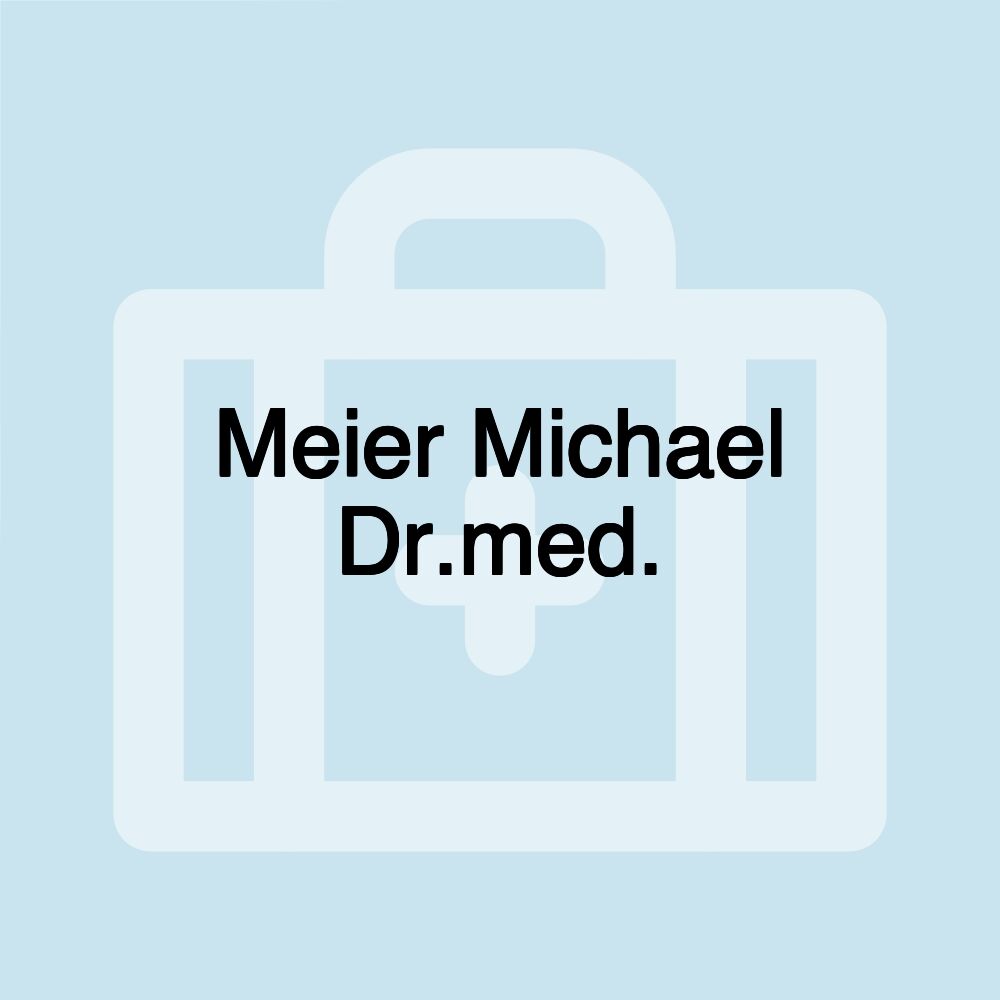 Meier Michael Dr.med.