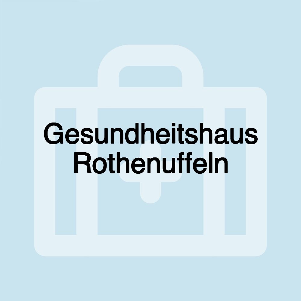 Gesundheitshaus Rothenuffeln