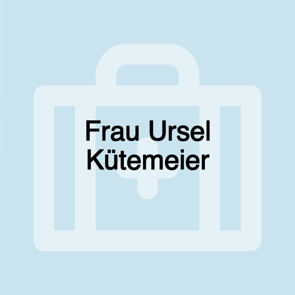 Frau Ursel Kütemeier