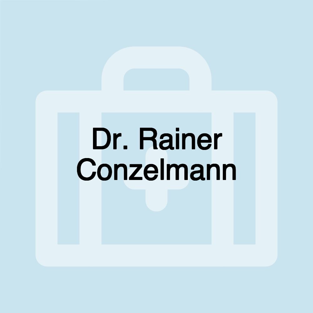 Dr. Rainer Conzelmann