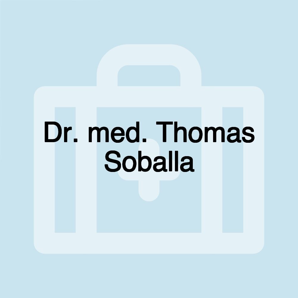 Dr. med. Thomas Soballa