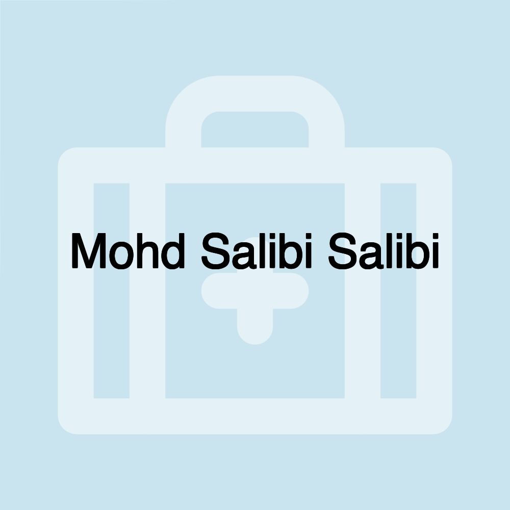 Mohd Salibi Salibi