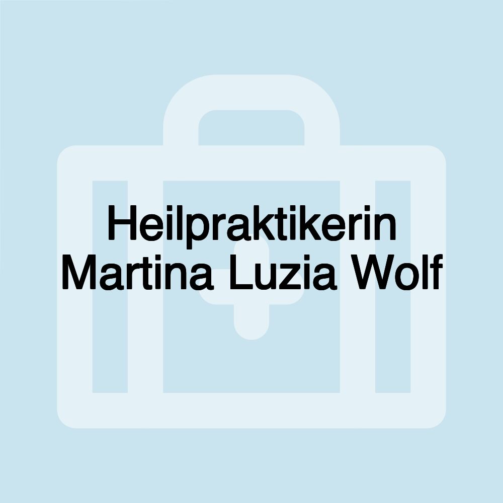 Heilpraktikerin Martina Luzia Wolf