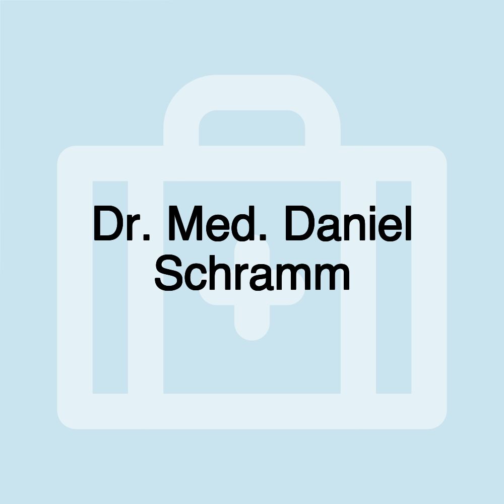 Dr. Med. Daniel Schramm