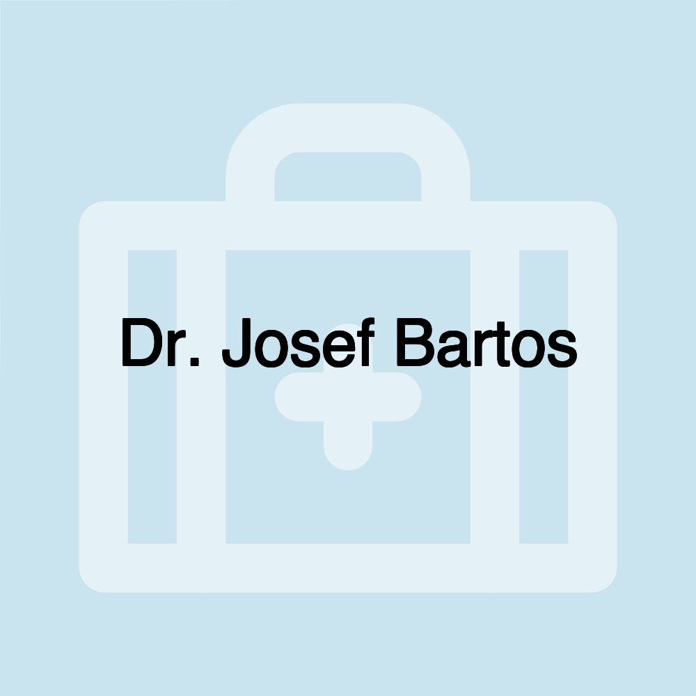 Dr. Josef Bartos