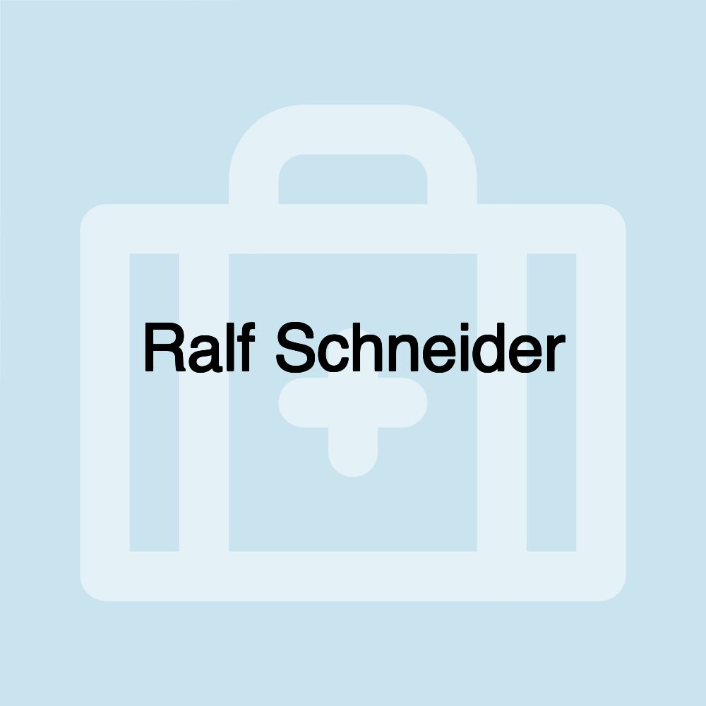 Ralf Schneider