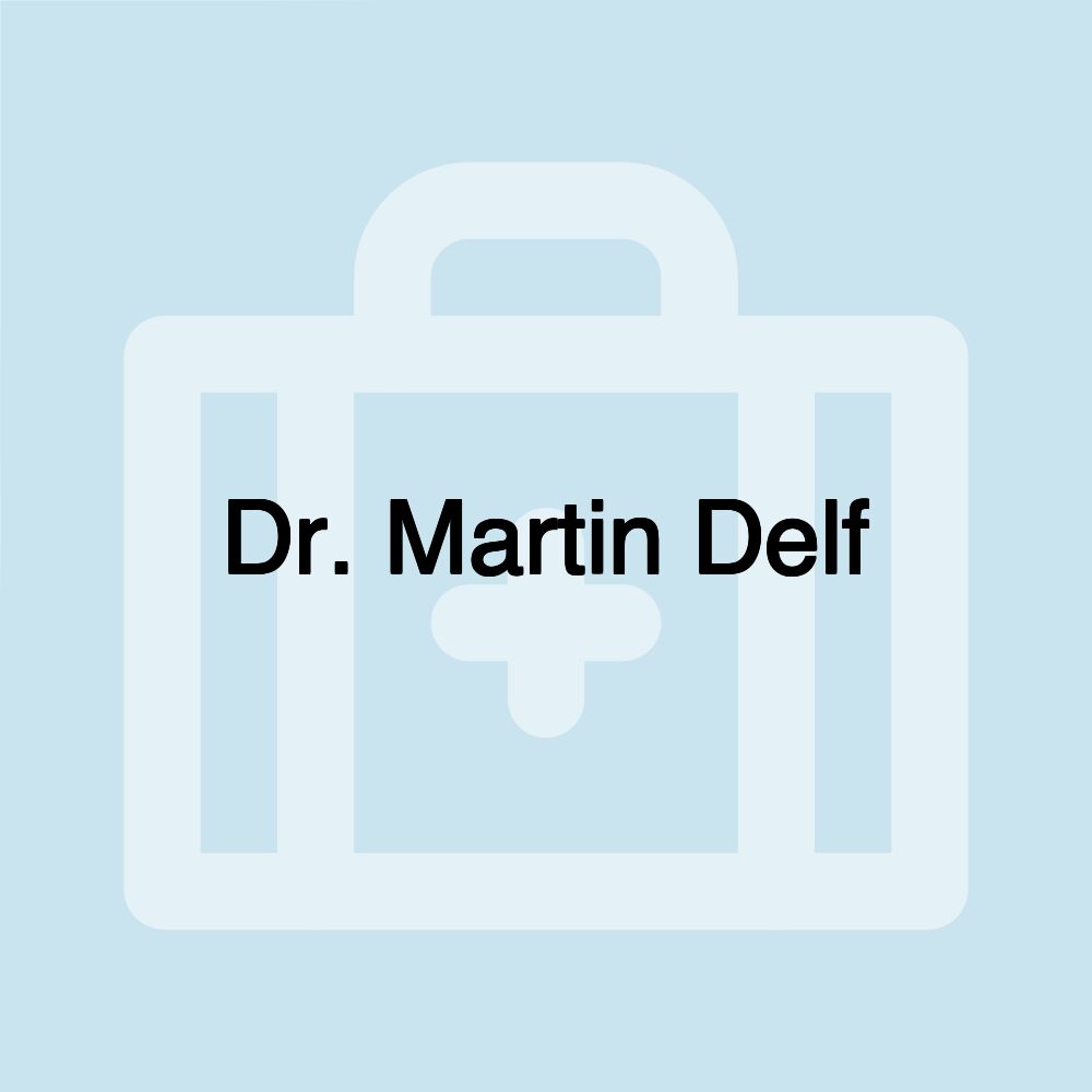 Dr. Martin Delf