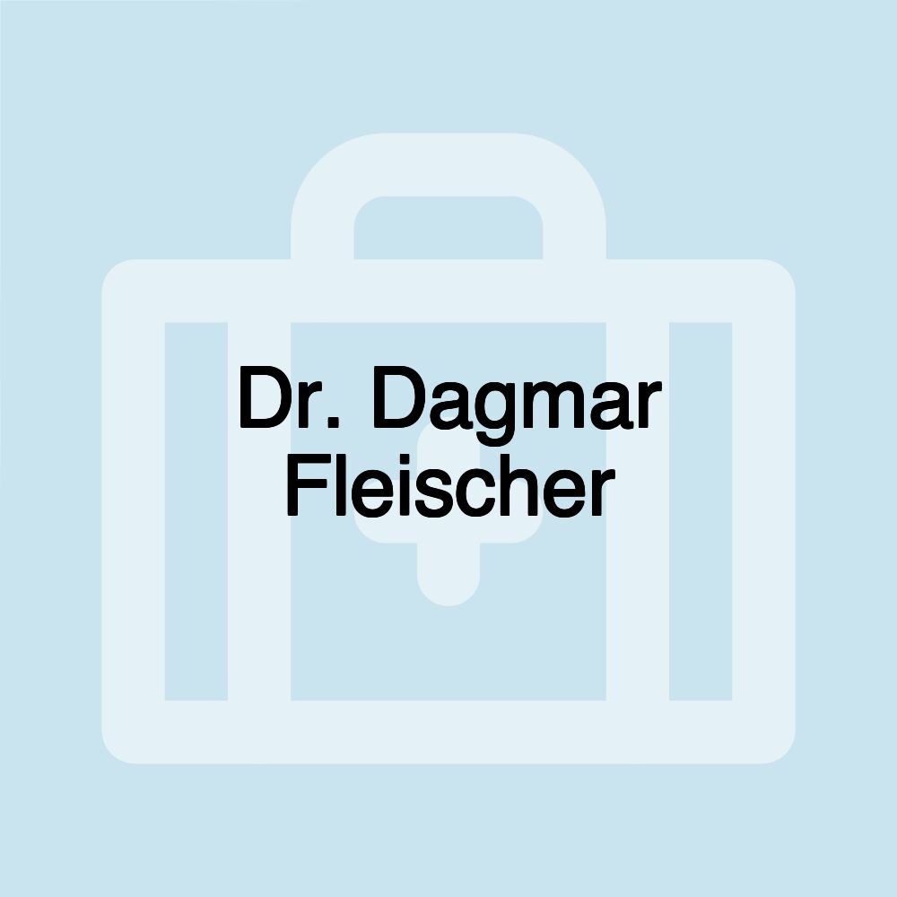 Dr. Dagmar Fleischer