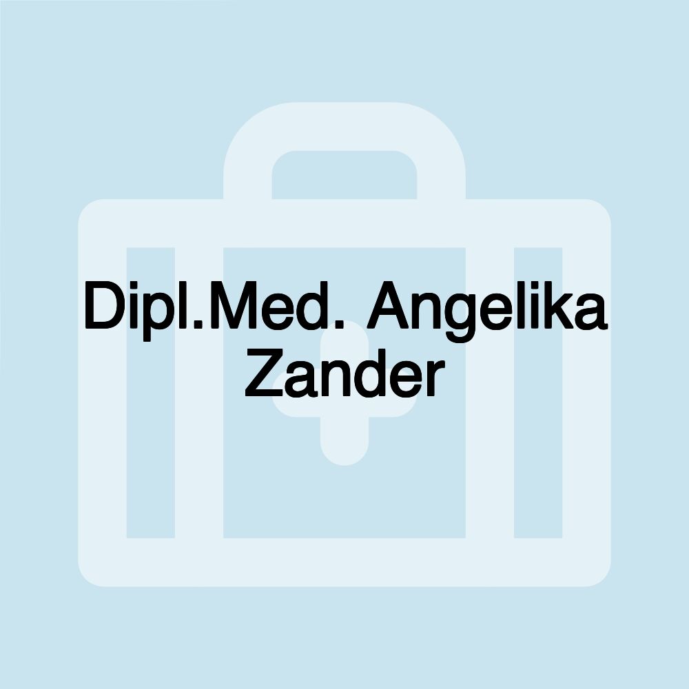 Dipl.Med. Angelika Zander