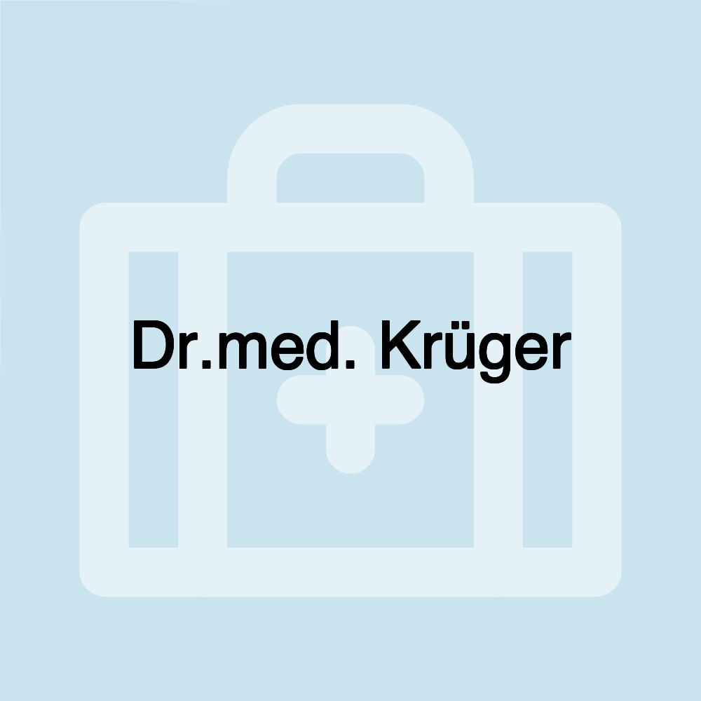 Dr.med. Krüger