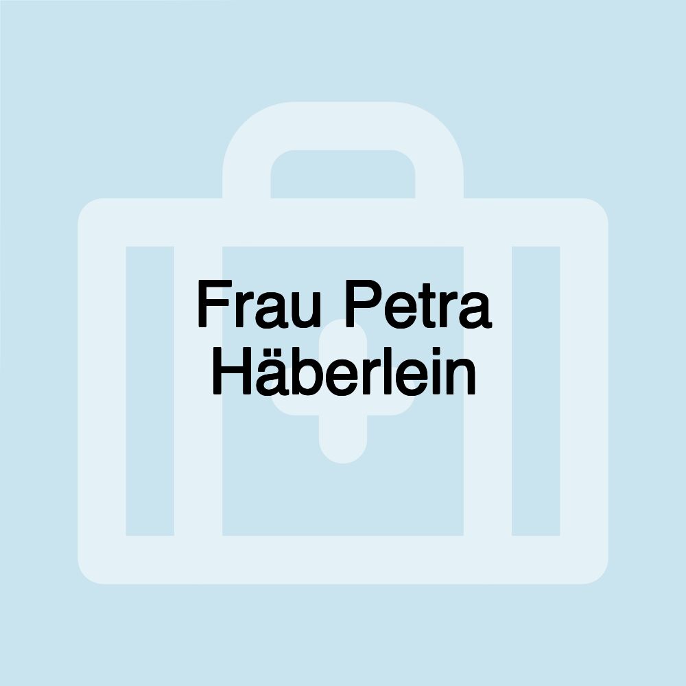 Frau Petra Häberlein