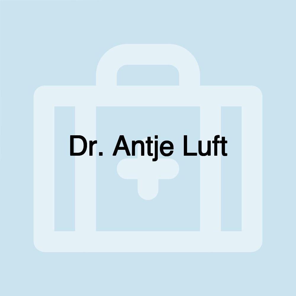 Dr. Antje Luft