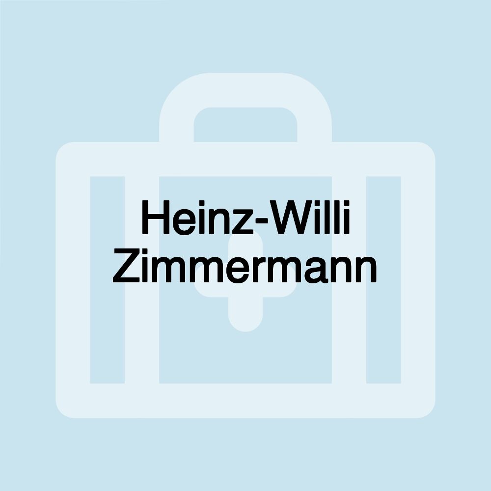 Heinz-Willi Zimmermann