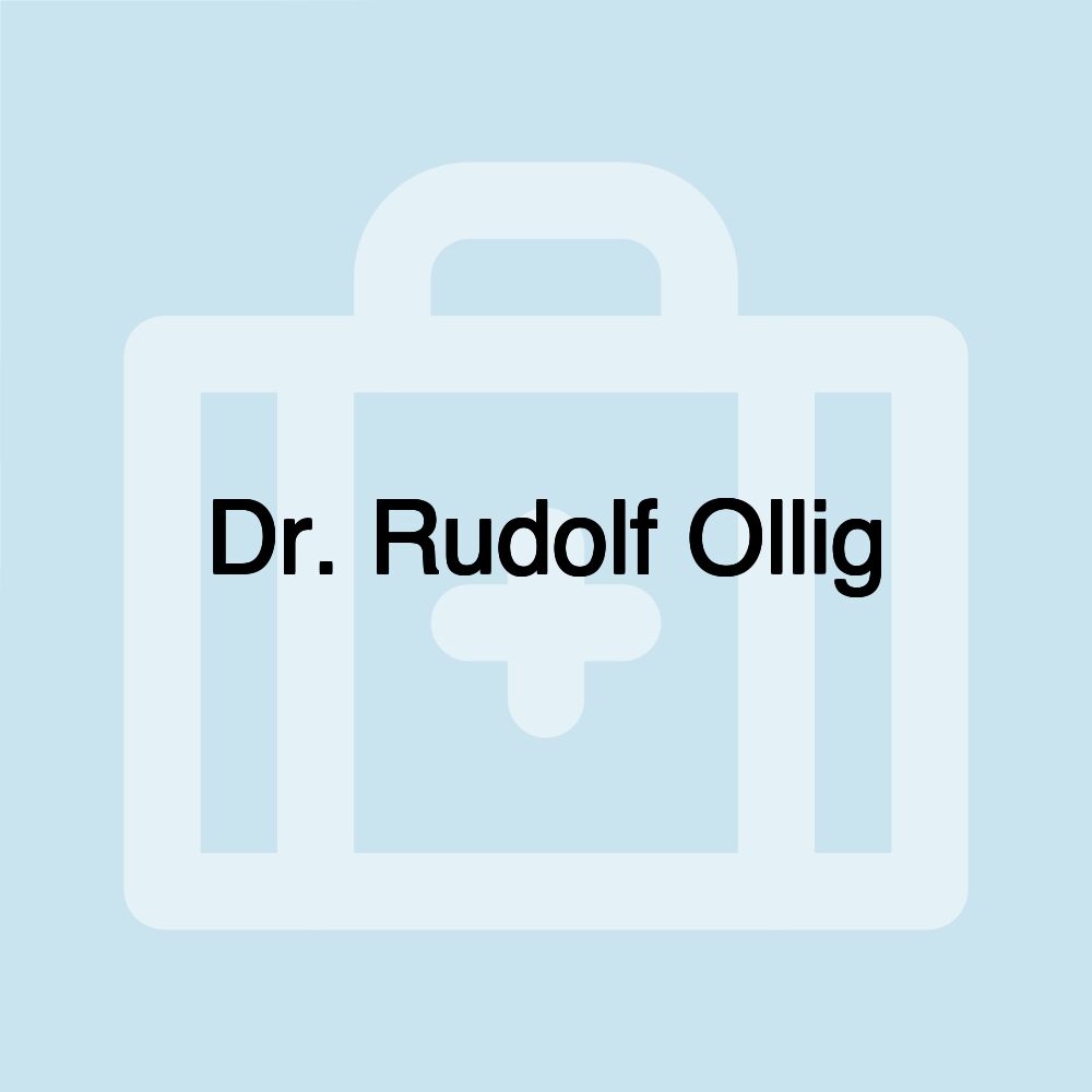 Dr. Rudolf Ollig