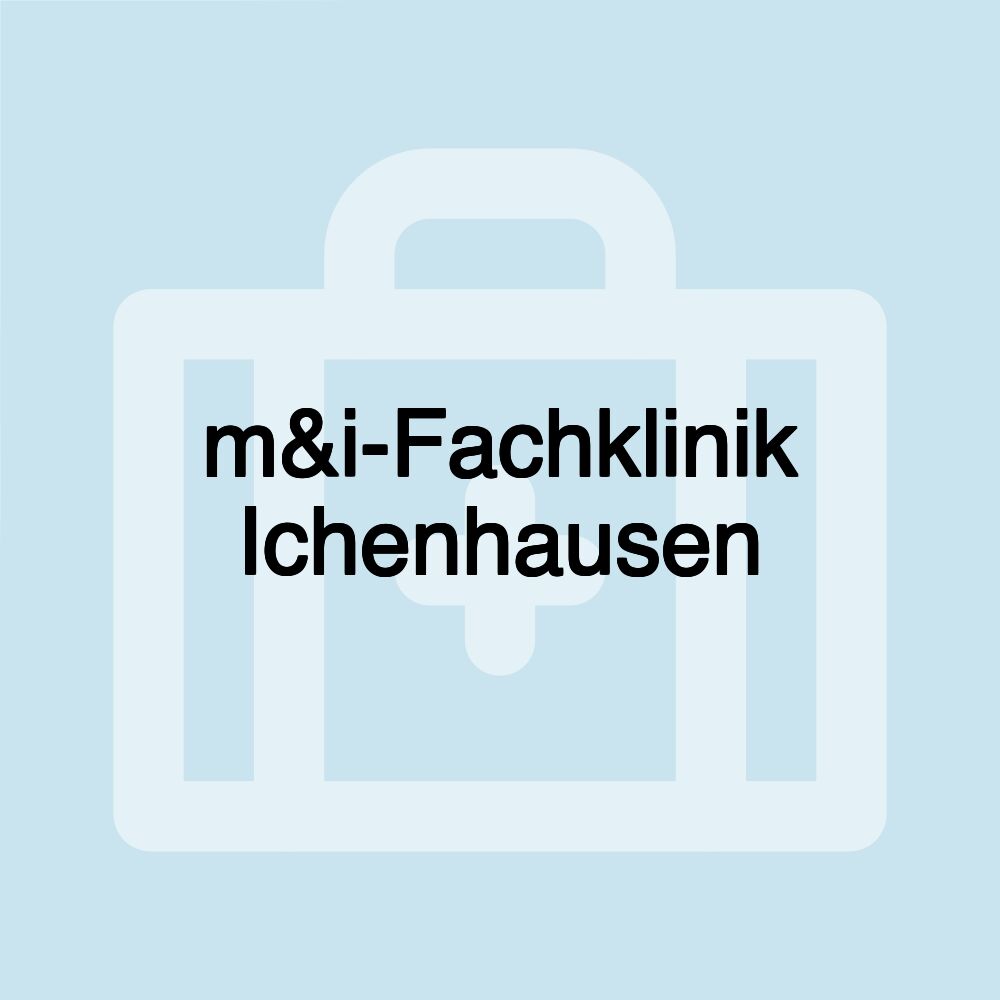 m&i-Fachklinik Ichenhausen