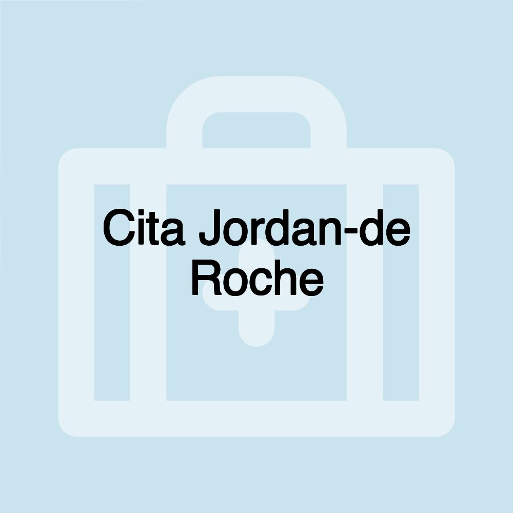 Cita Jordan-de Roche