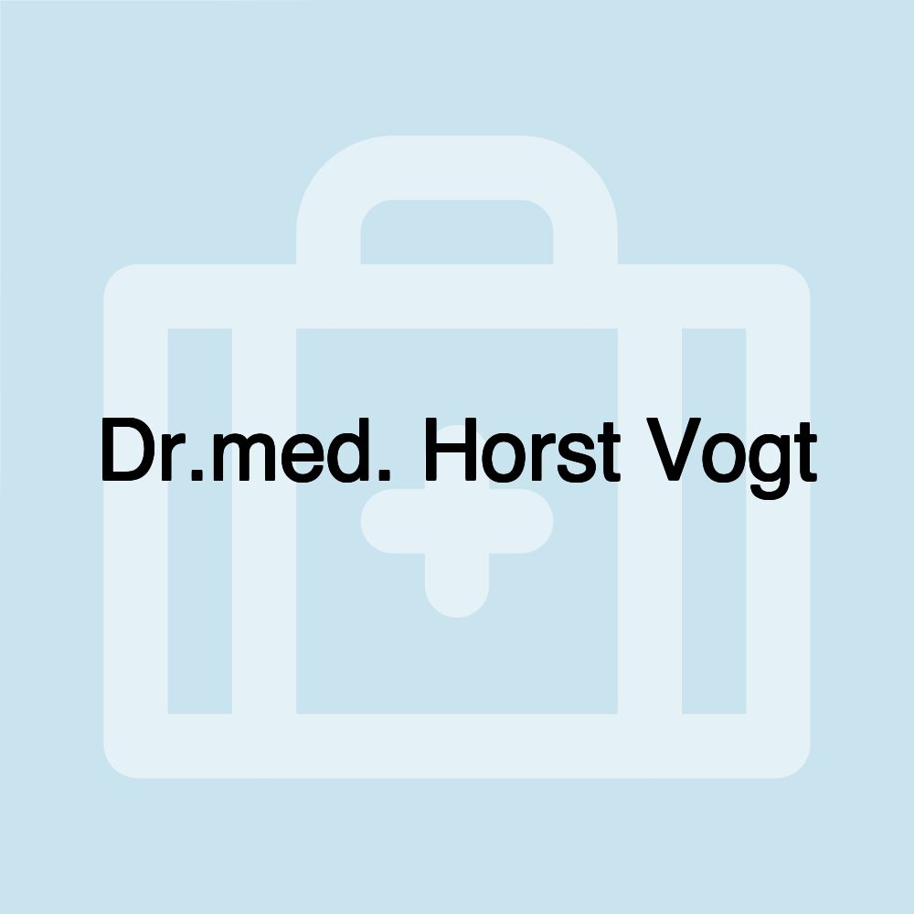 Dr.med. Horst Vogt