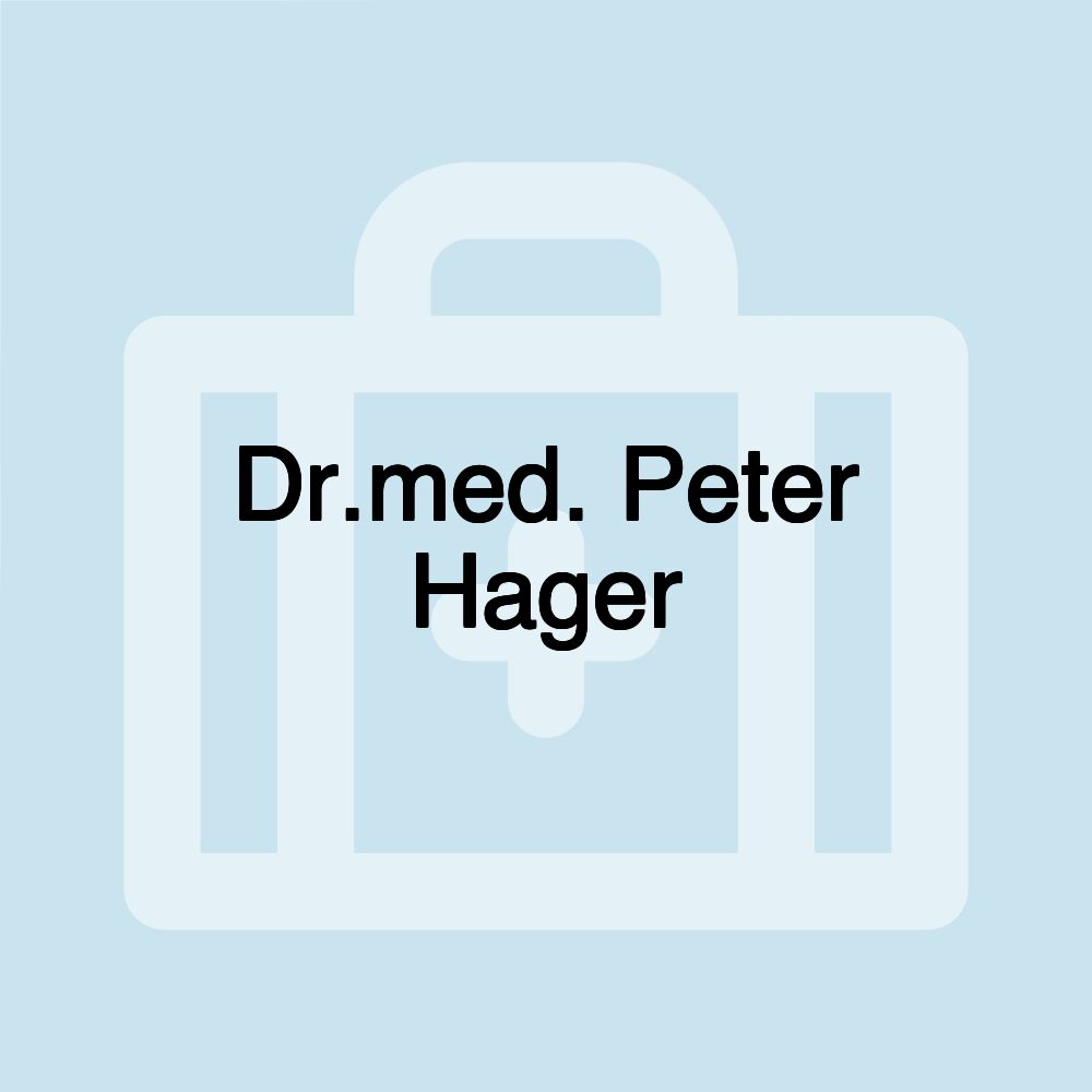 Dr.med. Peter Hager