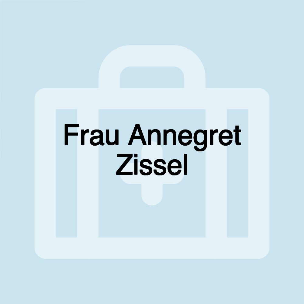 Frau Annegret Zissel