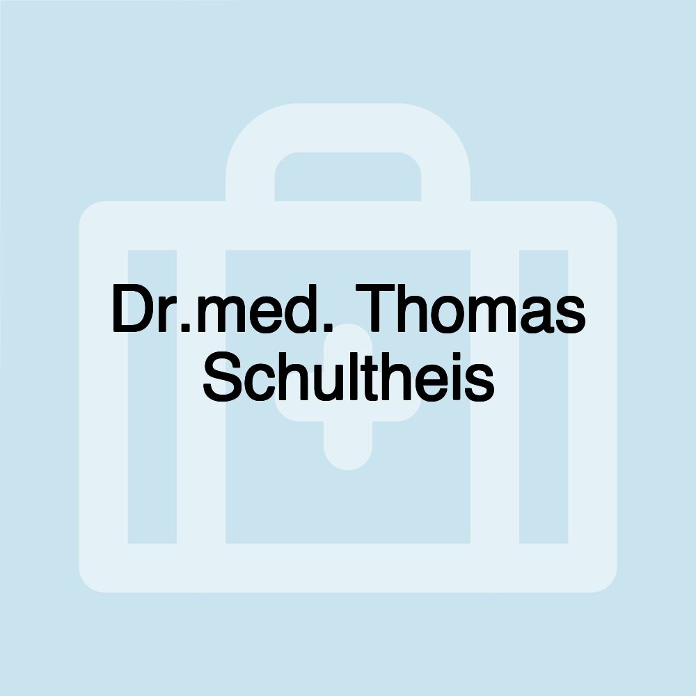 Dr.med. Thomas Schultheis