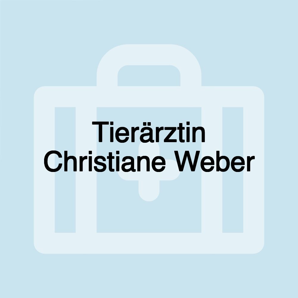 Tierärztin Christiane Weber