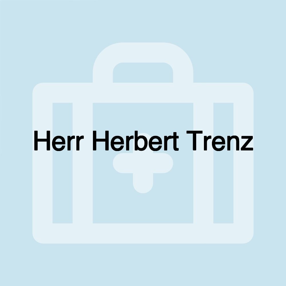 Herr Herbert Trenz