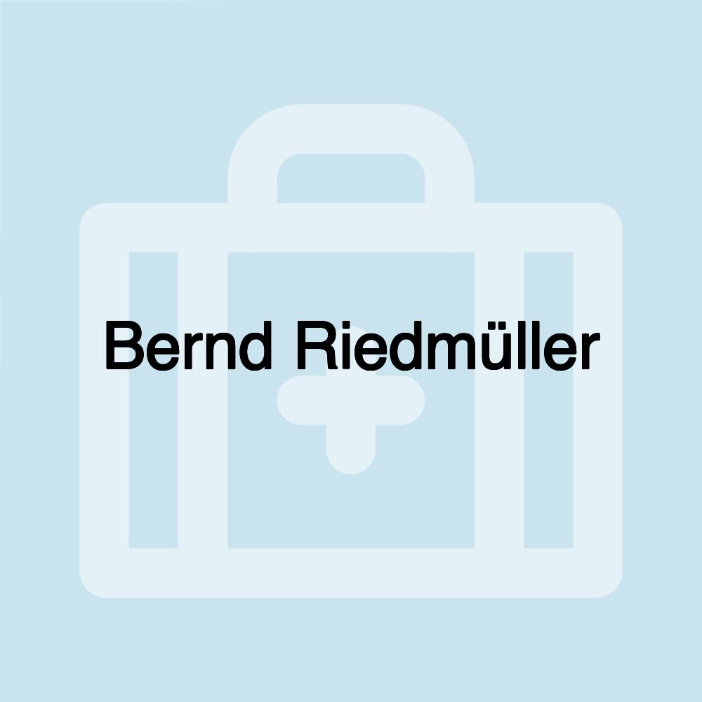 Bernd Riedmüller