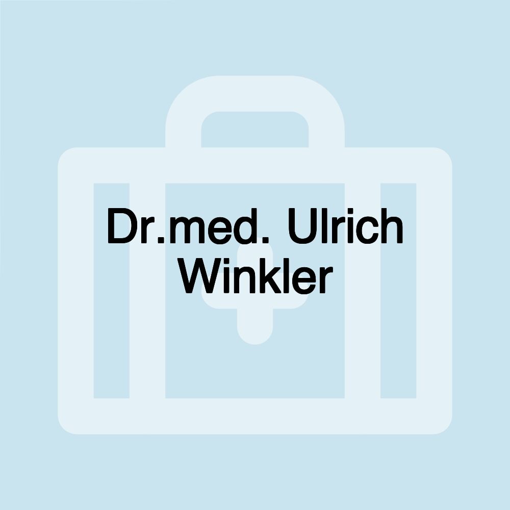 Dr.med. Ulrich Winkler