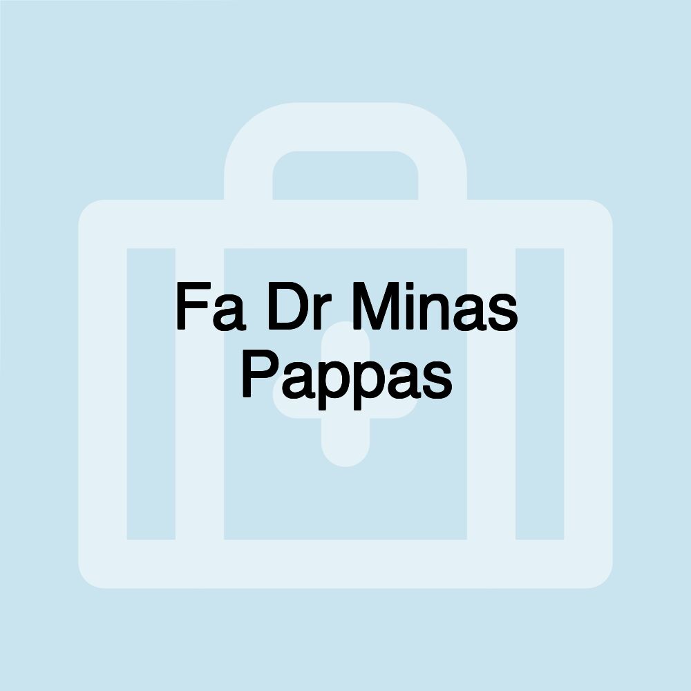 Fa Dr Minas Pappas