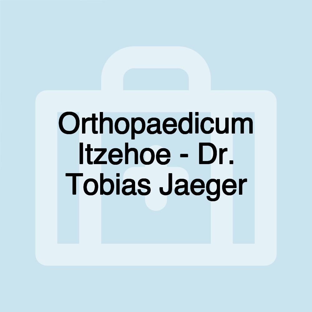 Orthopaedicum Itzehoe - Dr. Tobias Jaeger