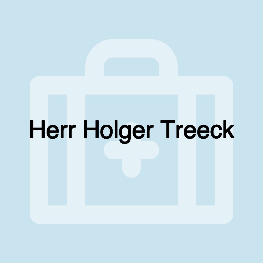 Herr Holger Treeck