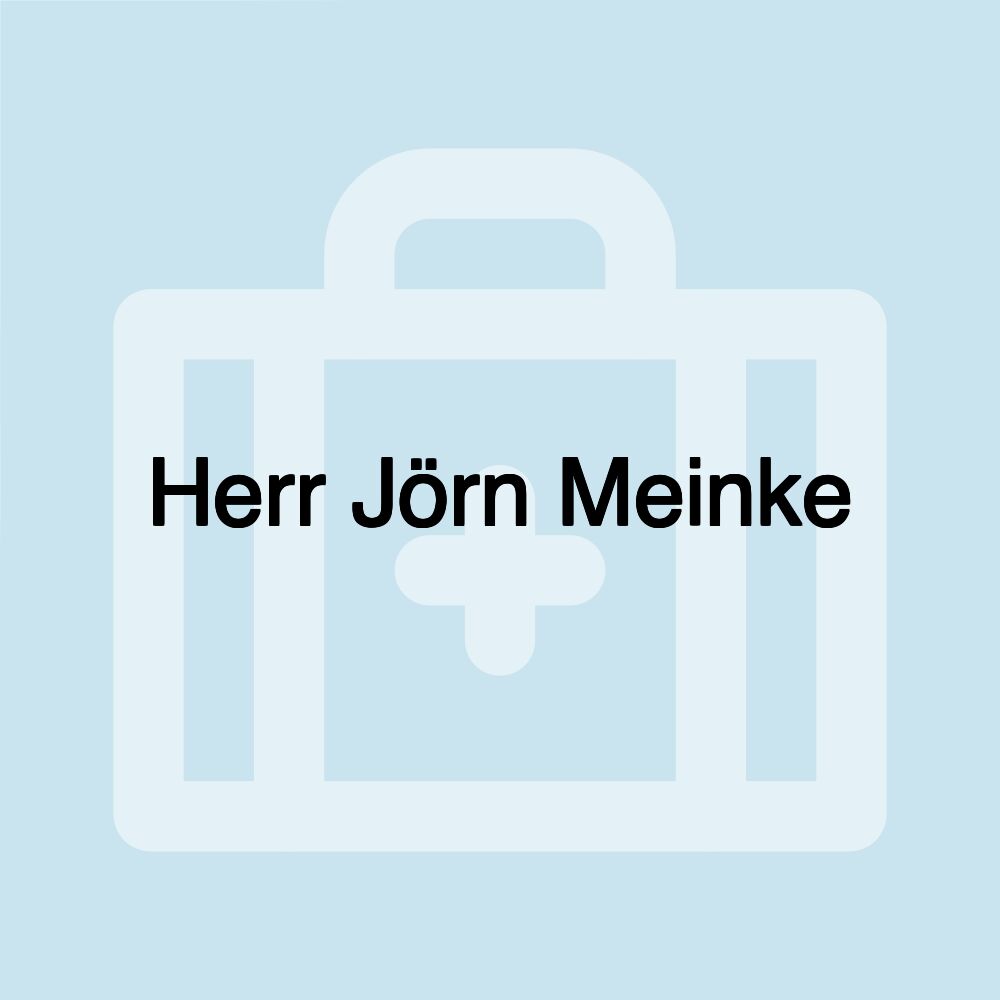 Herr Jörn Meinke