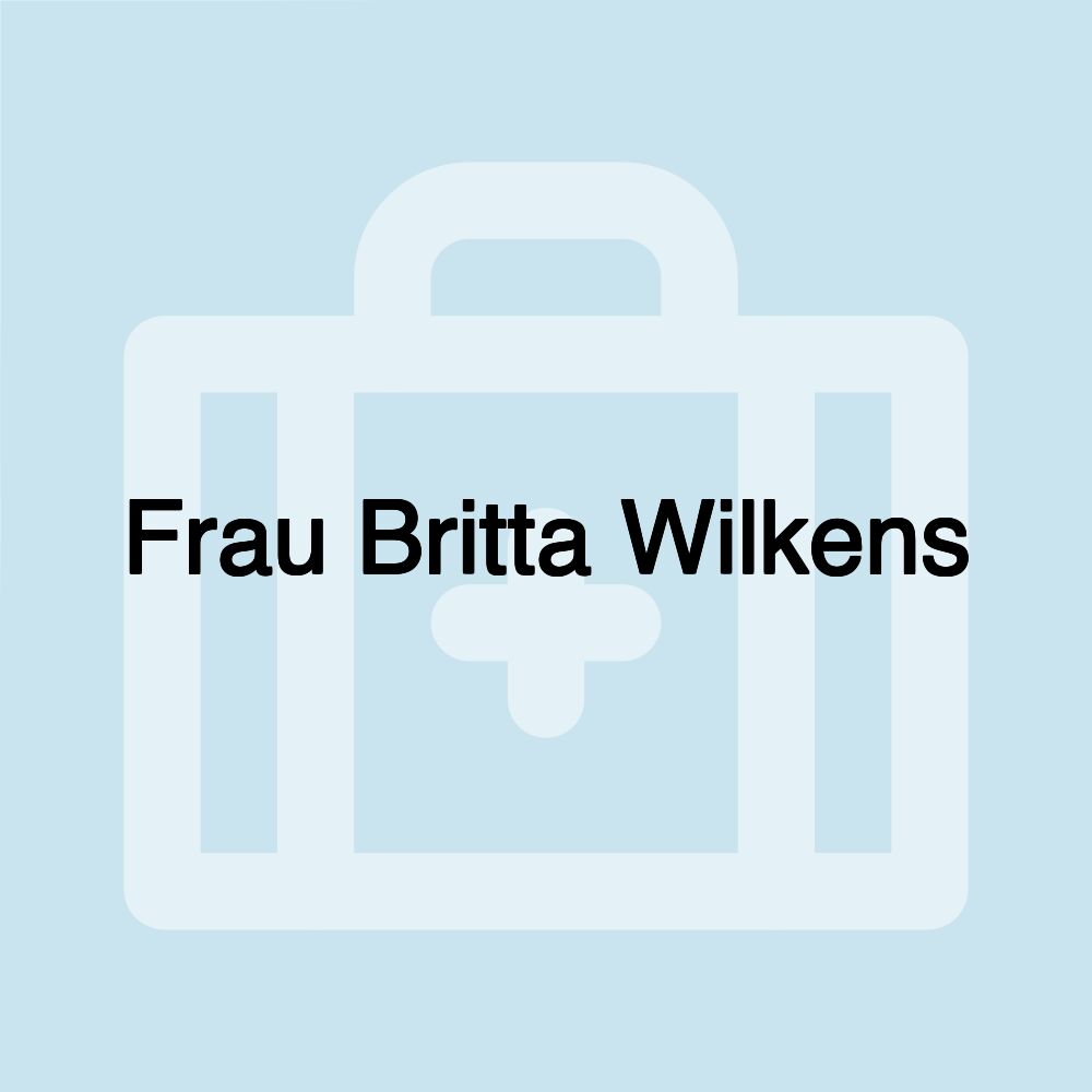 Frau Britta Wilkens