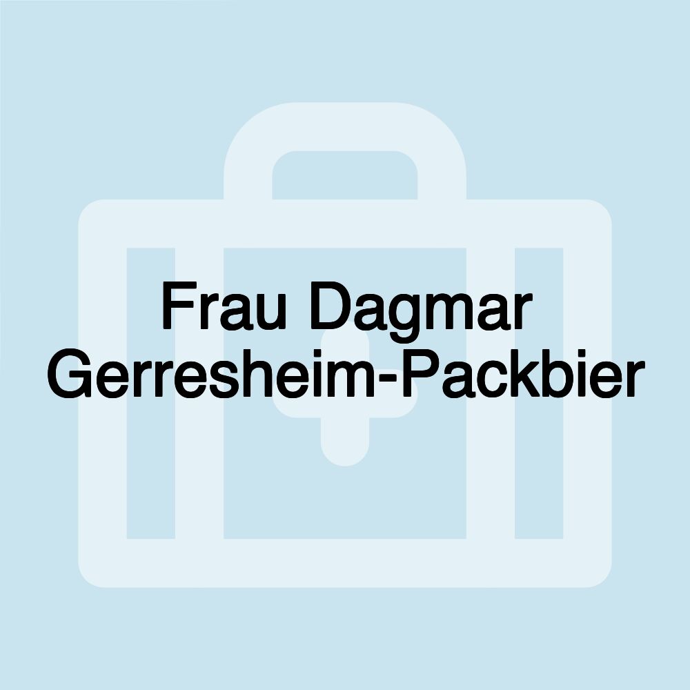 Frau Dagmar Gerresheim-Packbier