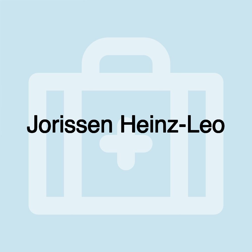 Jorissen Heinz-Leo