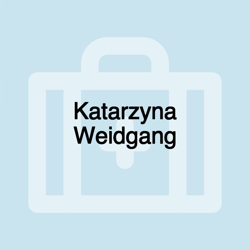 Katarzyna Weidgang