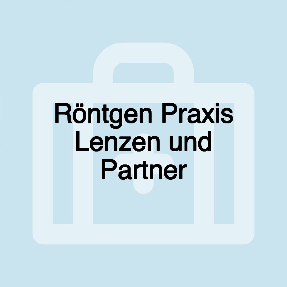 Röntgen Praxis Lenzen und Partner