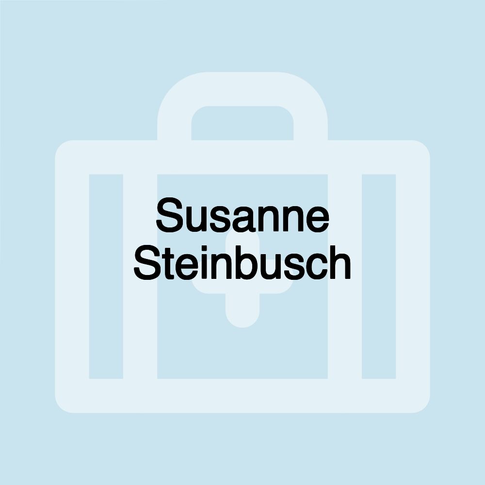 Susanne Steinbusch