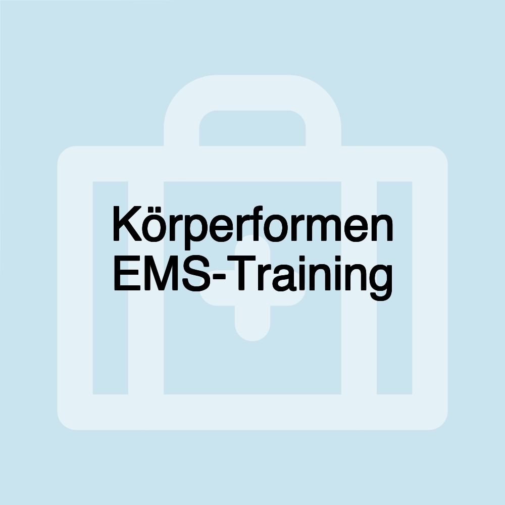 Körperformen EMS-Training