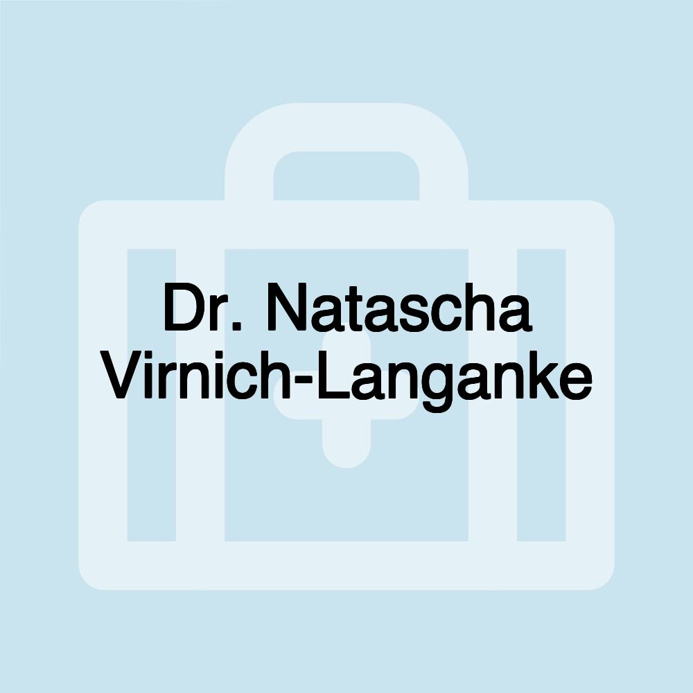 Dr. Natascha Virnich-Langanke