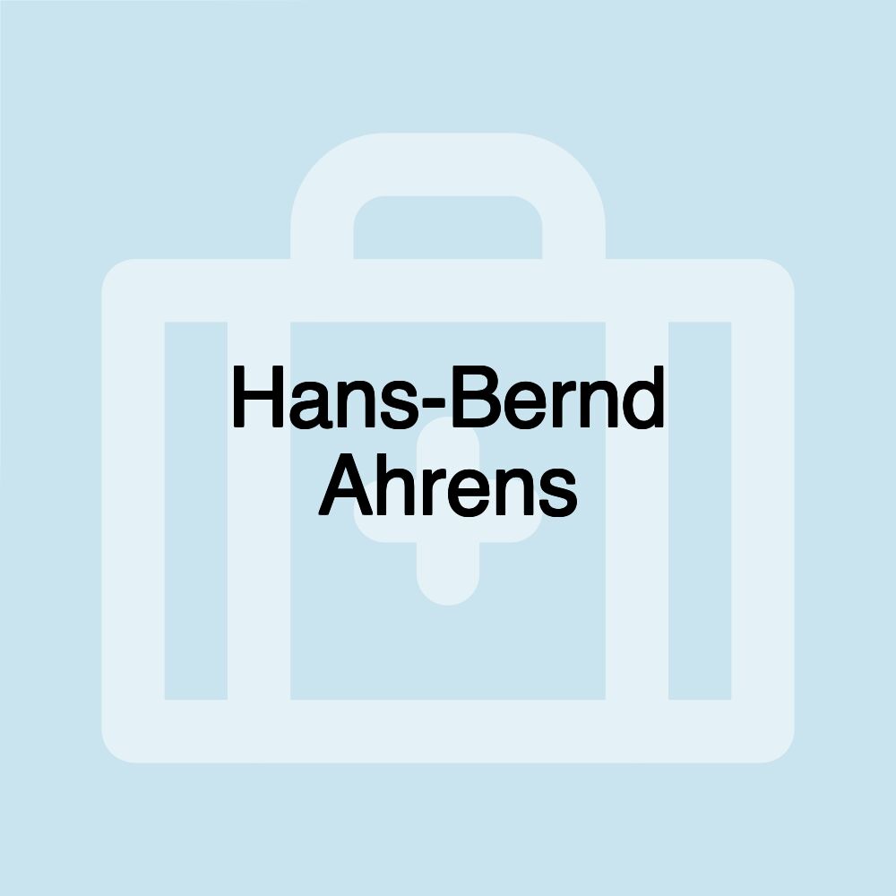 Hans-Bernd Ahrens