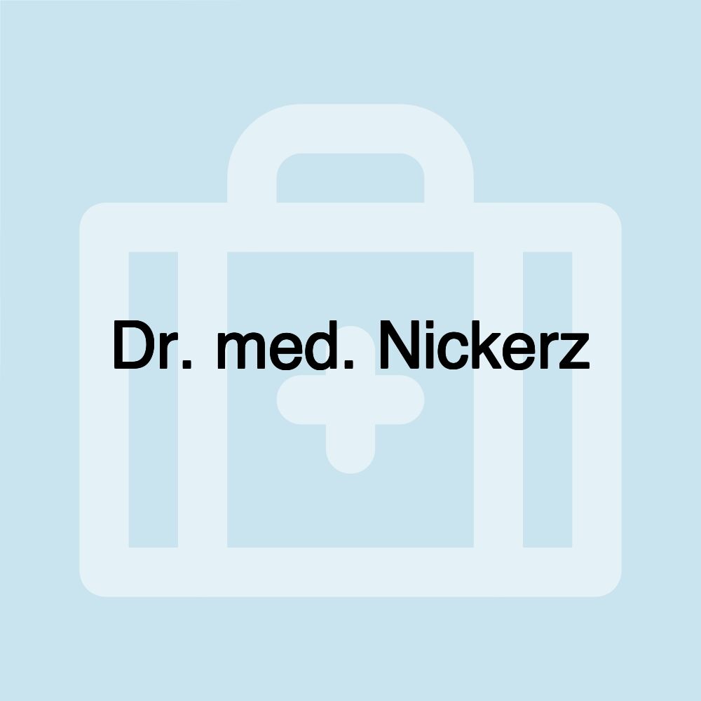 Dr. med. Nickerz