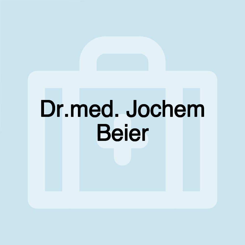 Dr.med. Jochem Beier