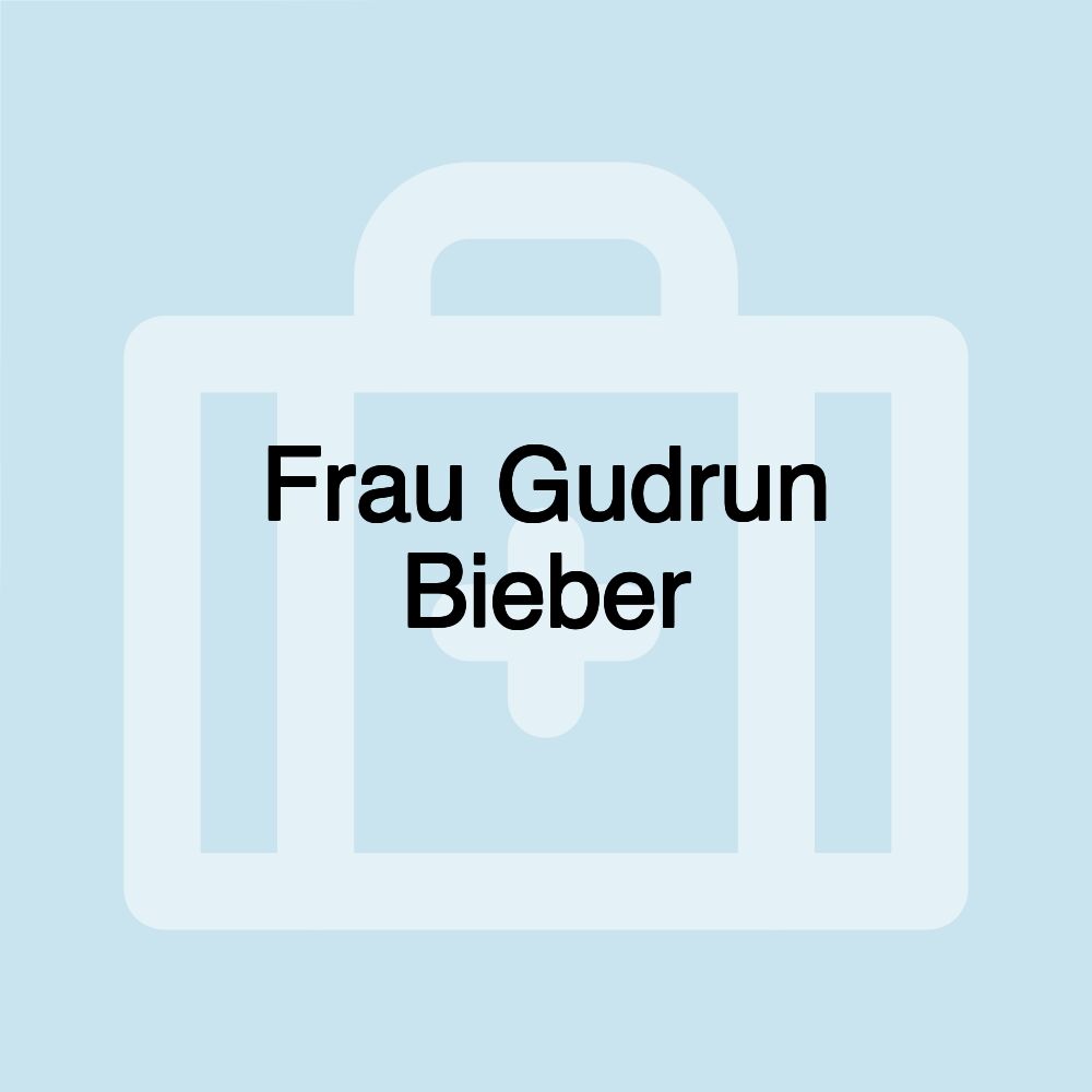 Frau Gudrun Bieber