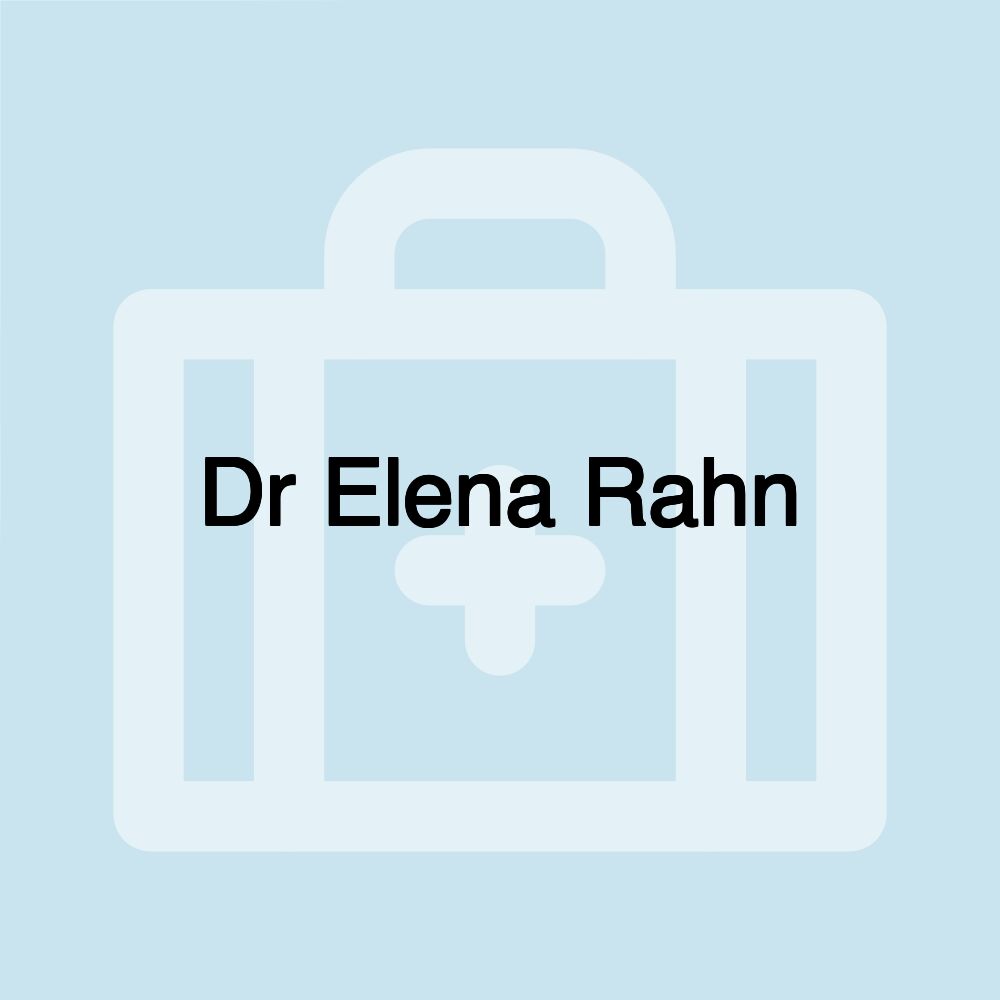 Dr Elena Rahn