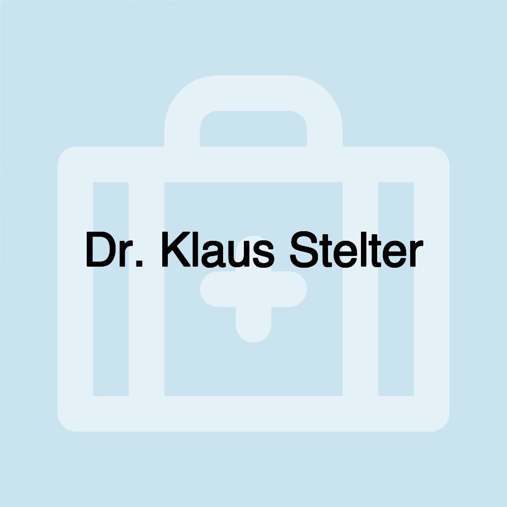 Dr. Klaus Stelter