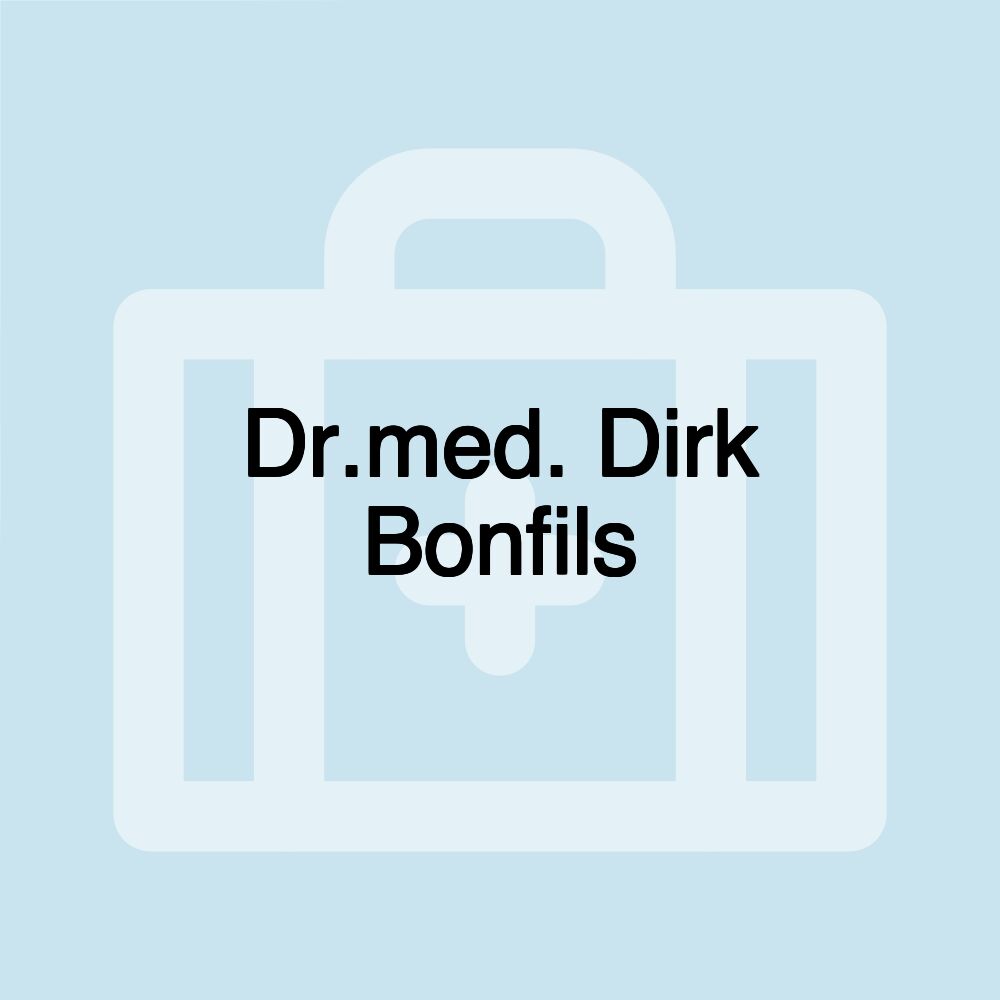 Dr.med. Dirk Bonfils