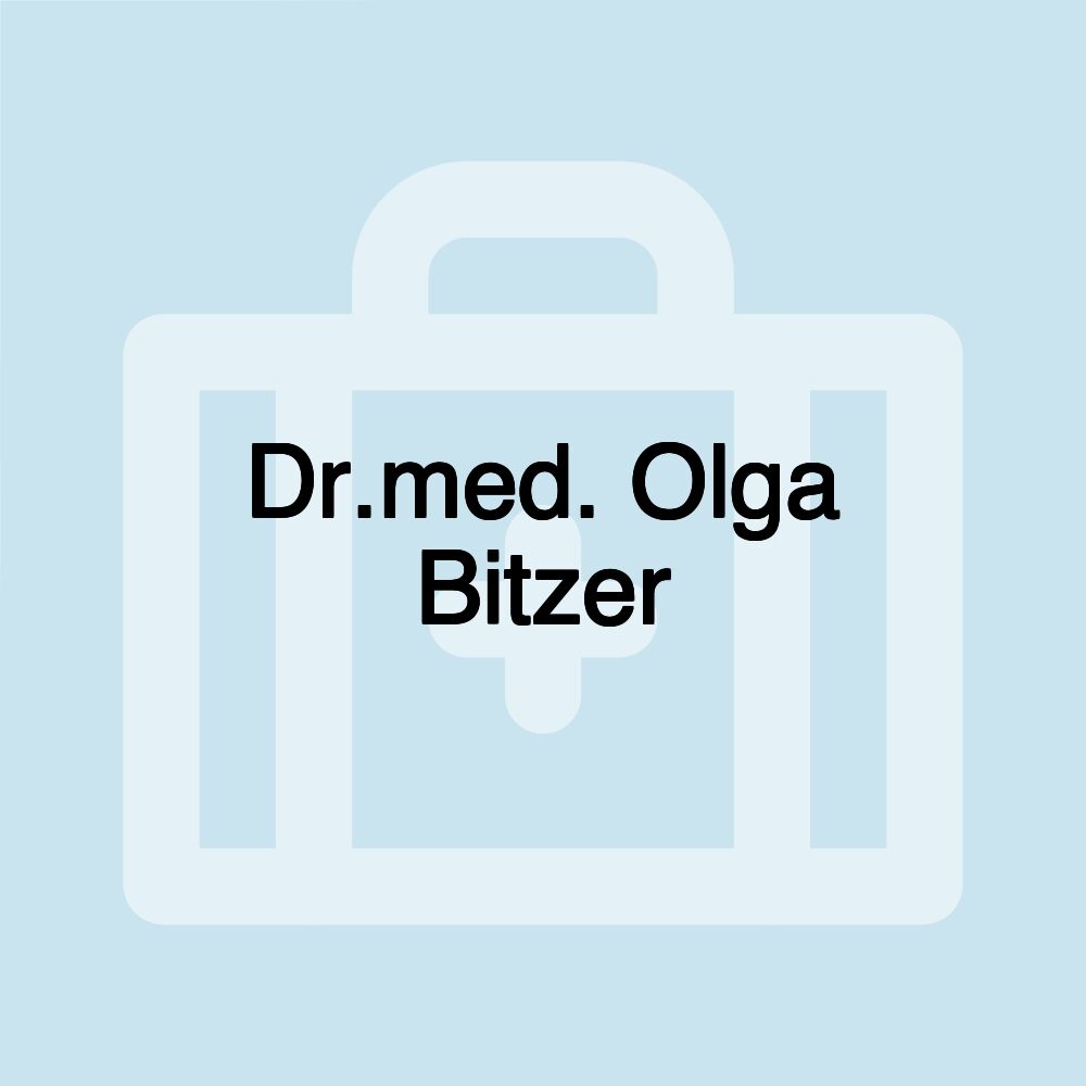 Dr.med. Olga Bitzer