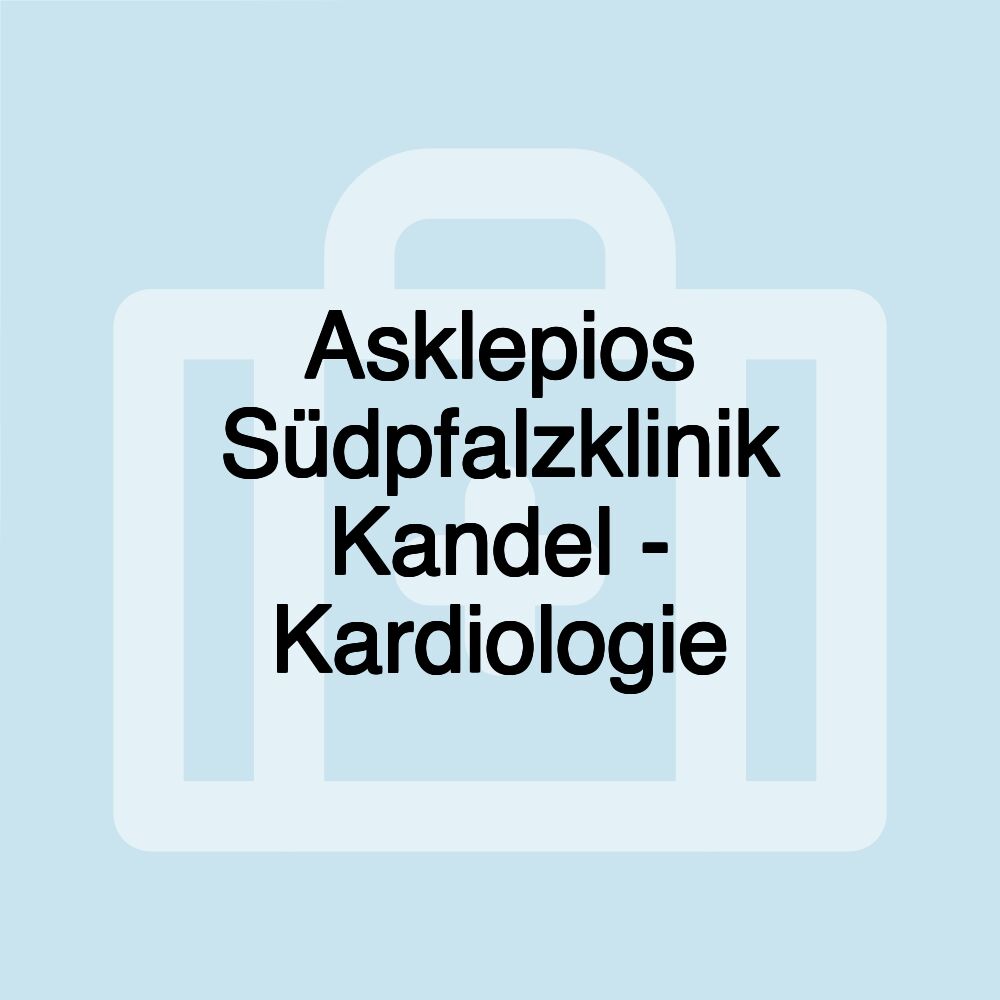 Asklepios Südpfalzklinik Kandel - Kardiologie