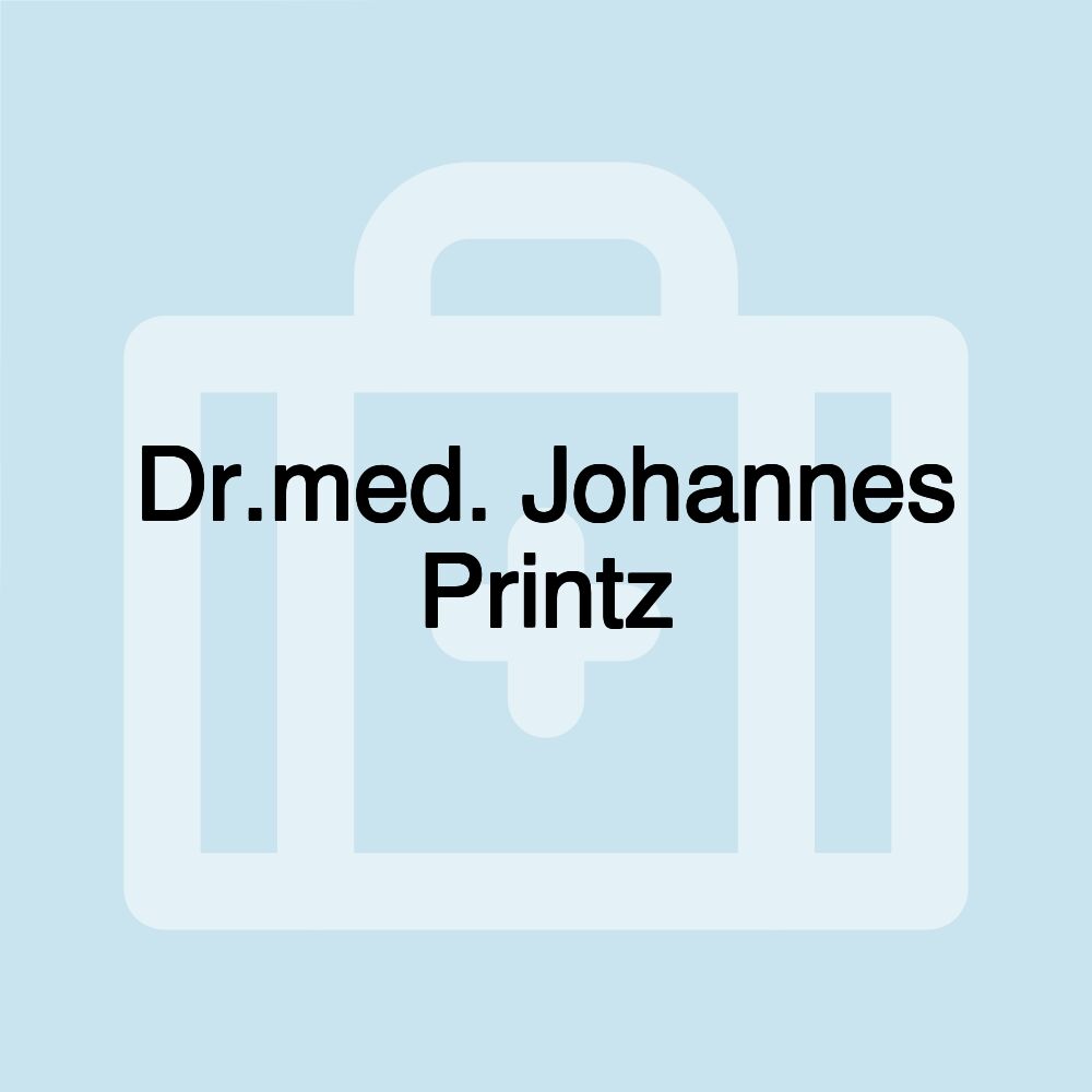 Dr.med. Johannes Printz